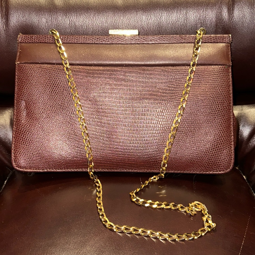Tula Leather Framed Bag with Chain Strap
